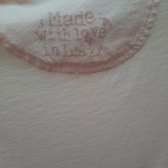 Rockstars & Angles Los Angeles Pink Graphic Bambi Deer Short Sleeve Top - Picture 6 of 9